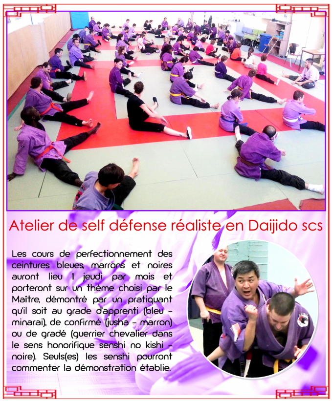 Atelier de perfectionnement daijido 1