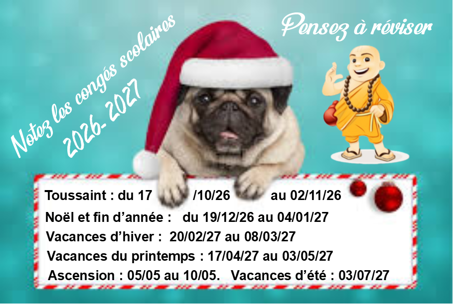 Vacances scolaires 2027